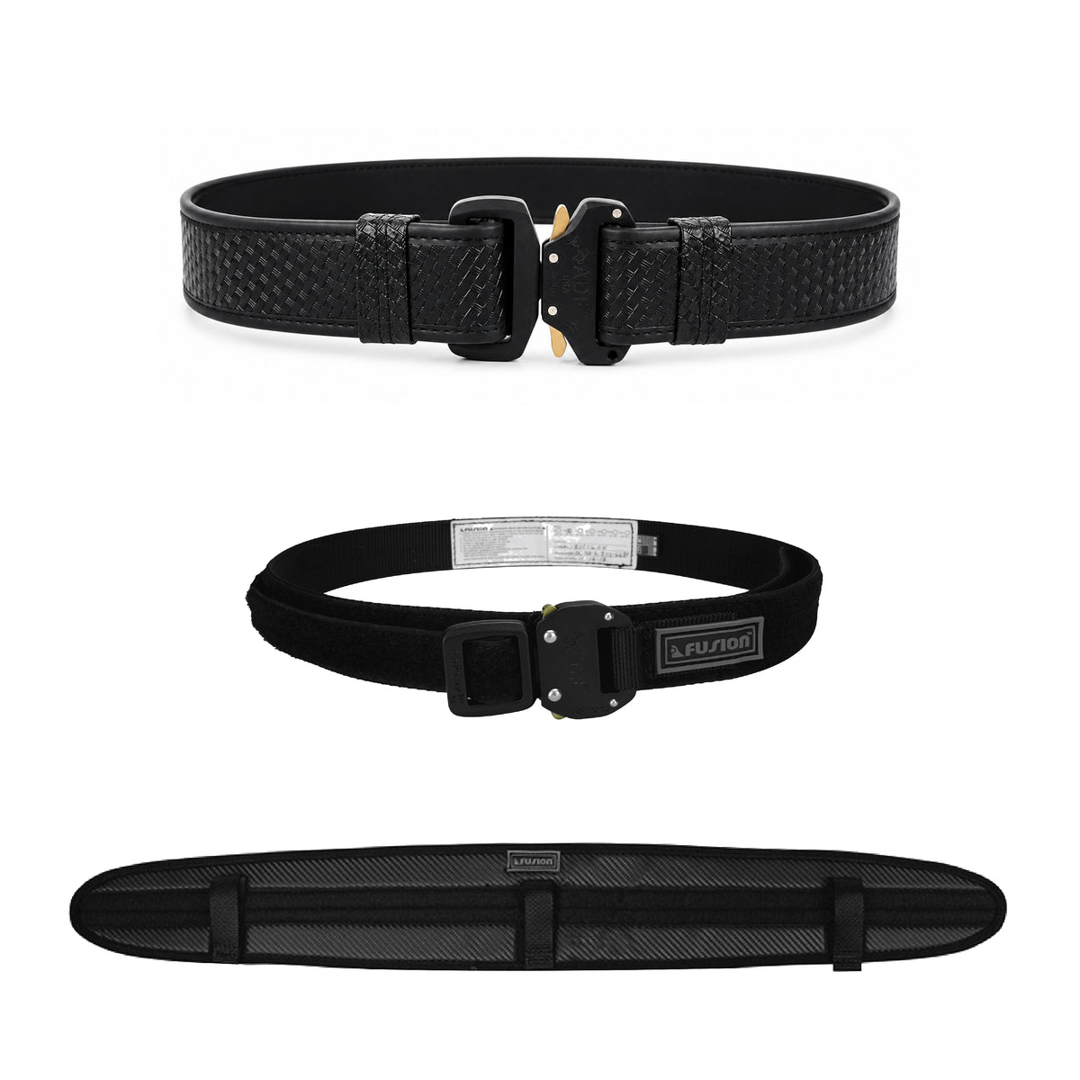 Fusion Raptor Buckle Modular Tactical Belt System | Raptor Quick-Release Buckle, 3-Layer An ...