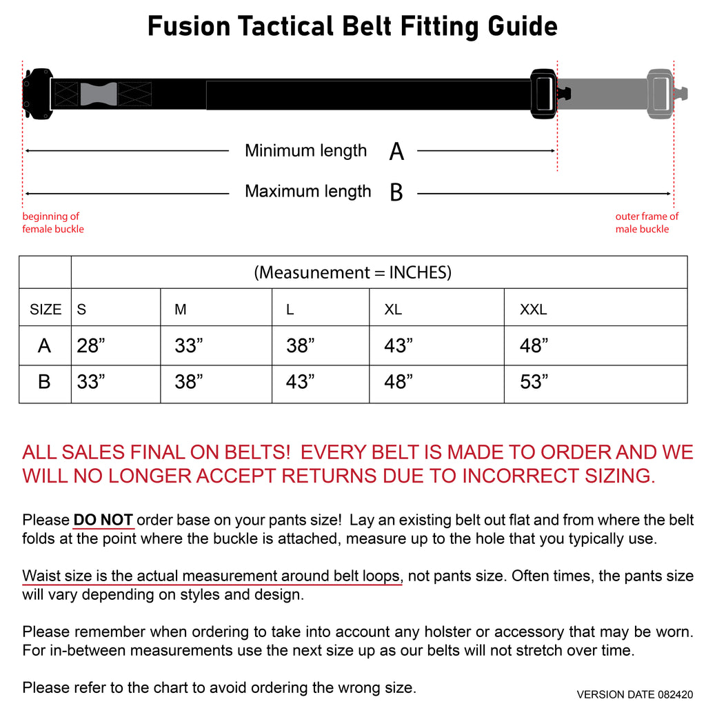 Fusion Raptor Buckle Patrol Belt - Type B - 2
