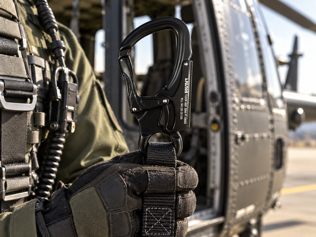 Aluminum Snap Hook with Captive Eye – Lightweight & Secure