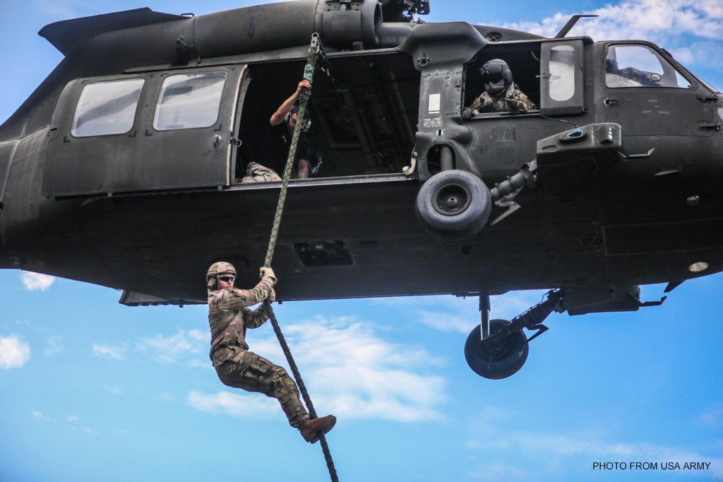 Tactical Rescue Rope Line Tactical SPIE Rope — Rapid Insertion/Extraction Line – Fusion Tactical