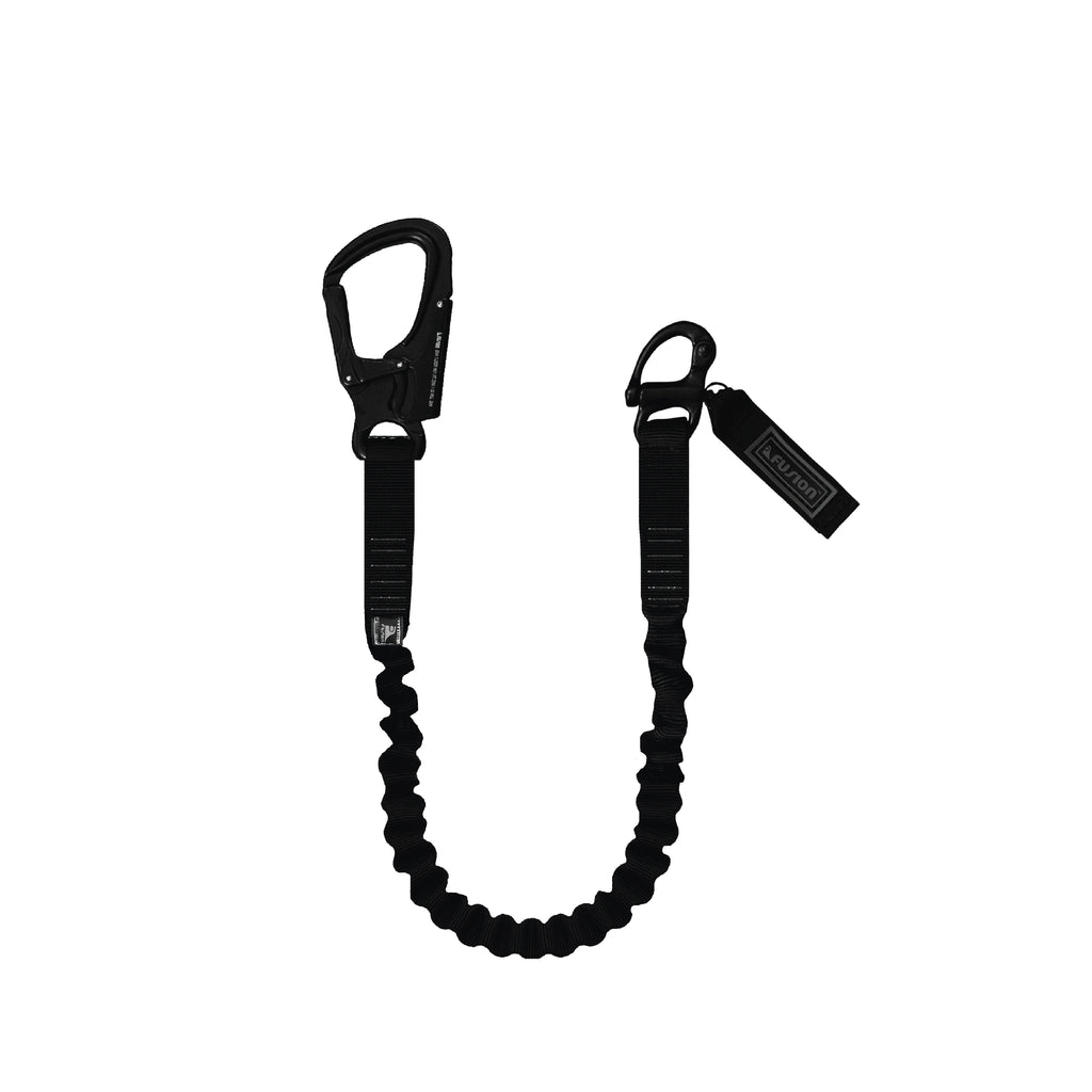 MIL-SPEC helicopter lanyard with velcro-secured clasp