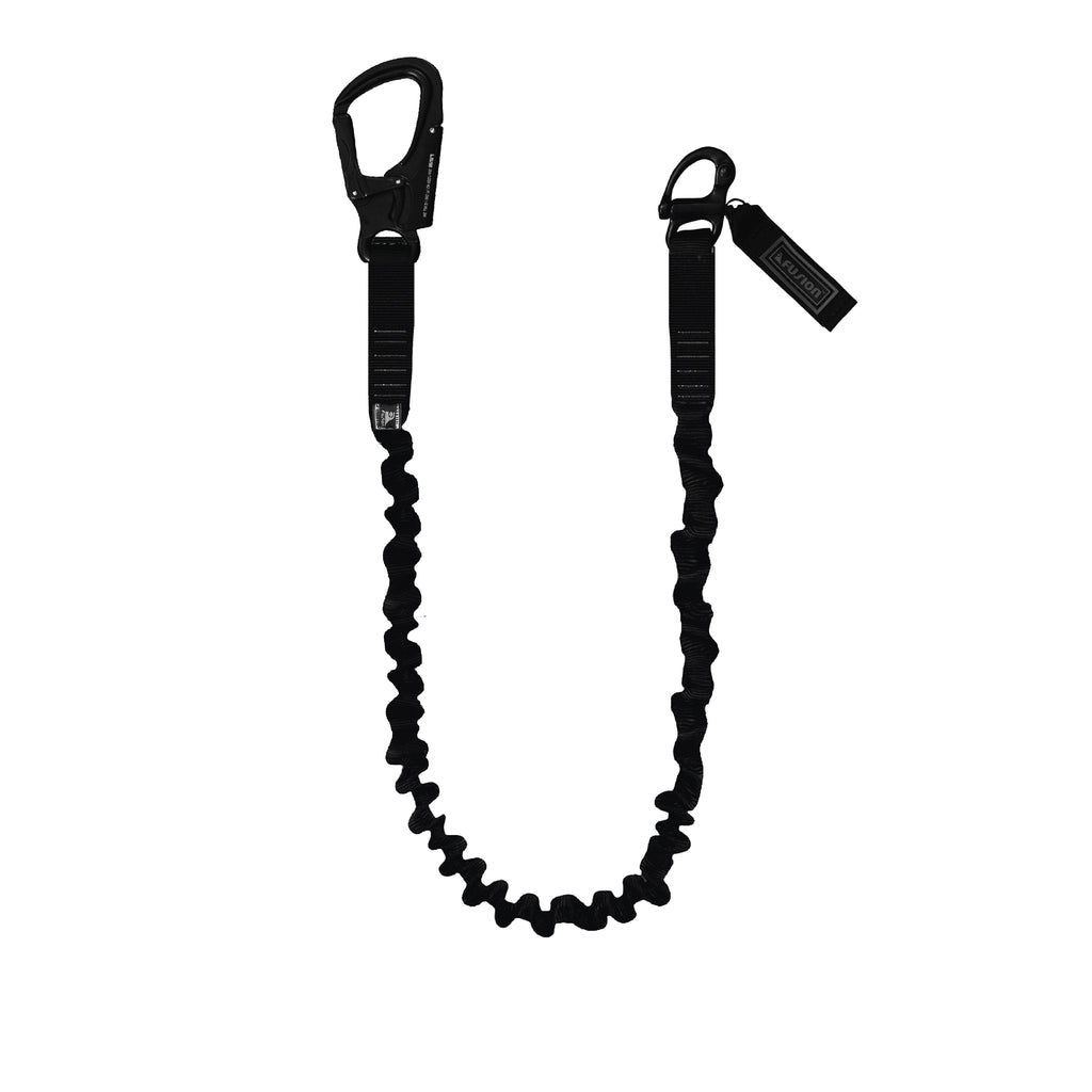 MIL-SPEC helicopter lanyard with velcro-secured clasp