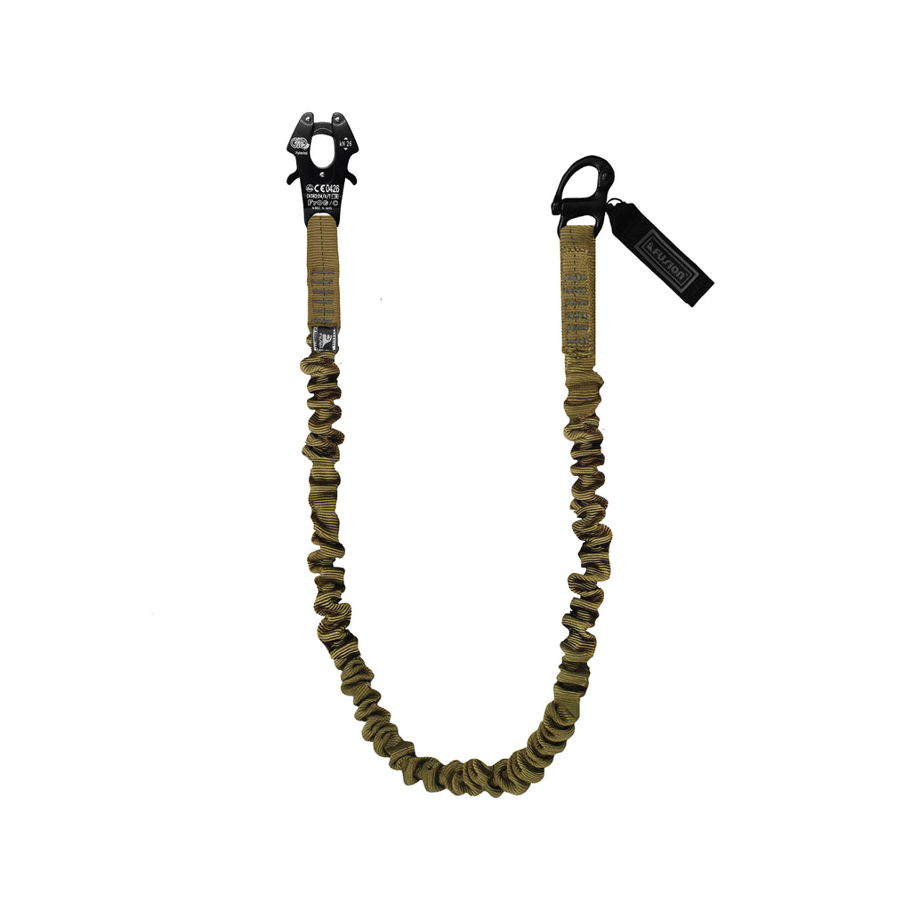 MIL-SPEC tactical lanyard with TIG welded plunger pin shackle