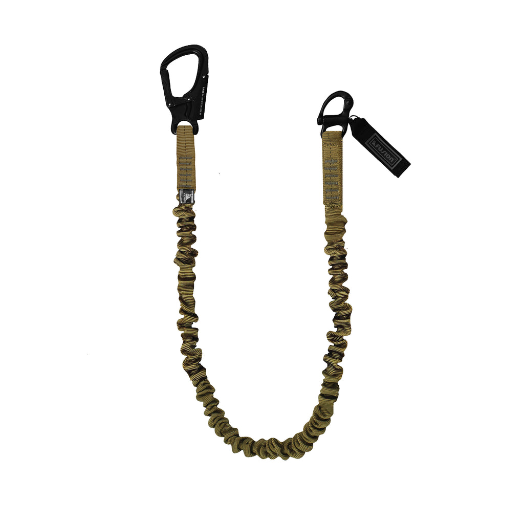 MIL-SPEC helicopter lanyard with velcro-secured clasp