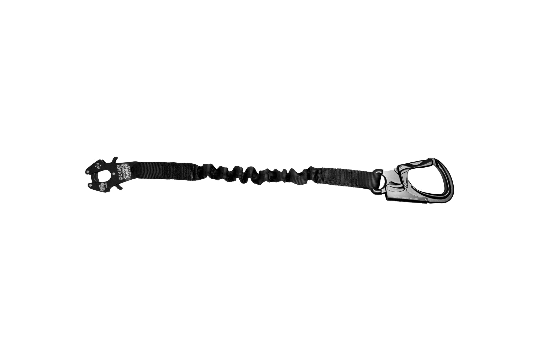 Helo Retention Lanyard BLK with Kong Frog & Snap Hook – Fusion Tactical