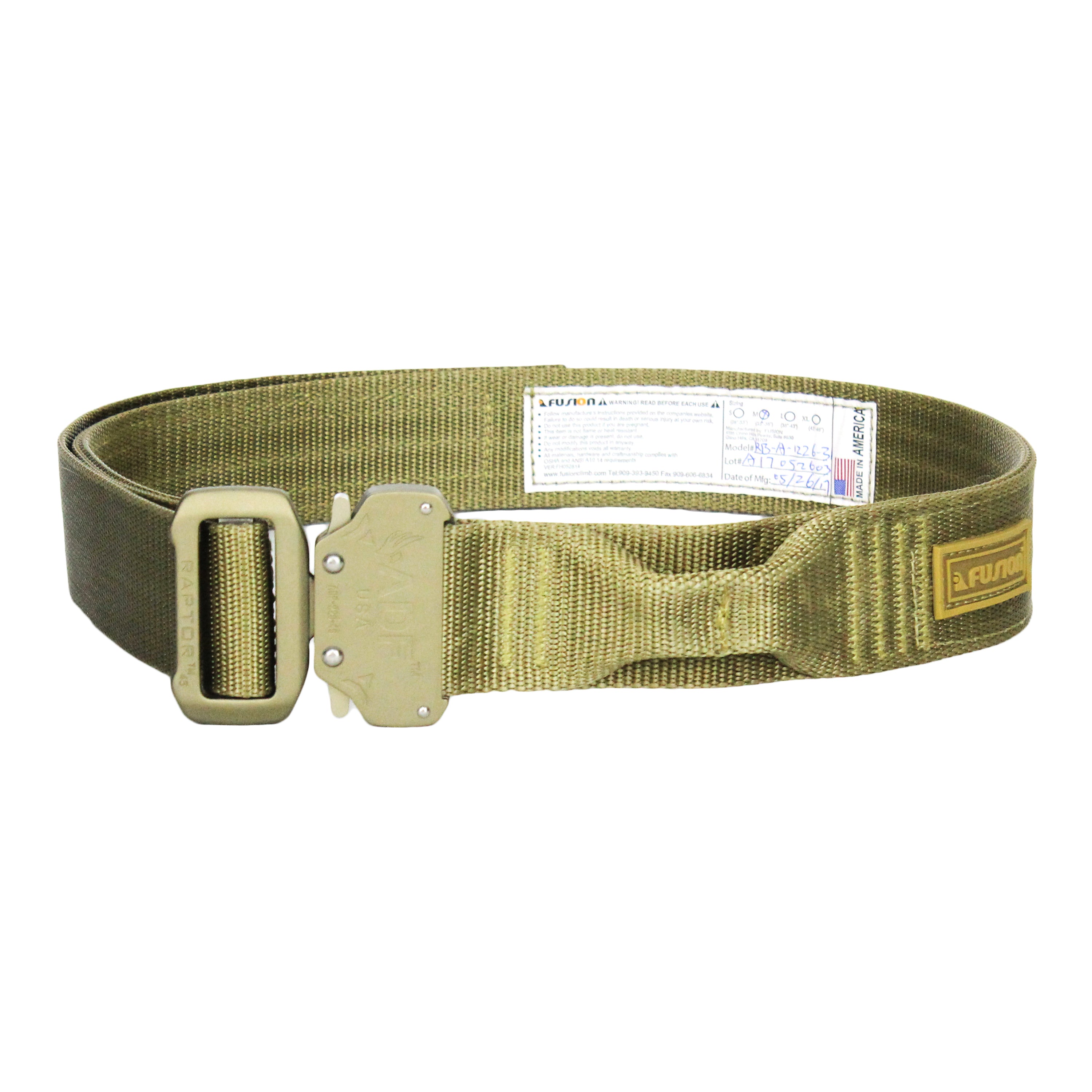 Riggers Belt - Type A - 1.75 Width - Undefeated – Fusion Tactical